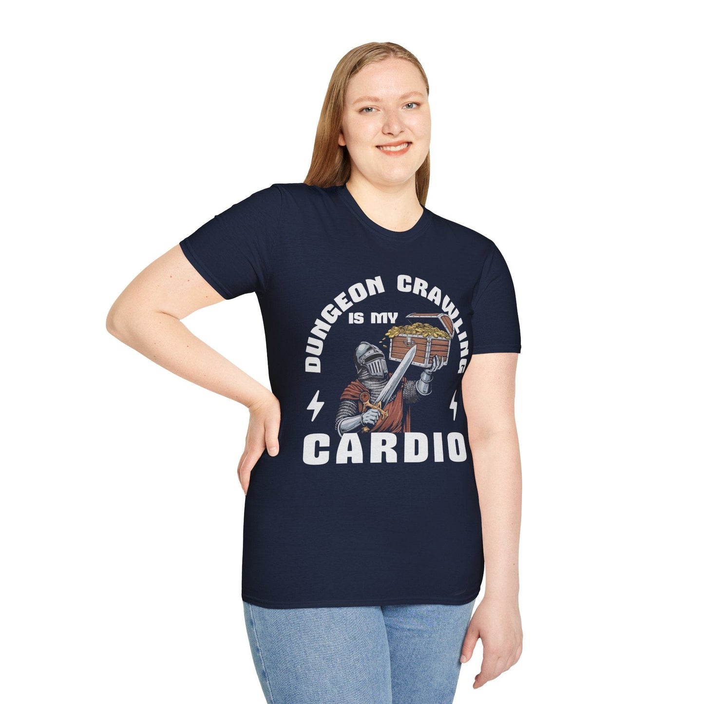 Funny DnD Shirt - Dungeon Crawling is my Cardio