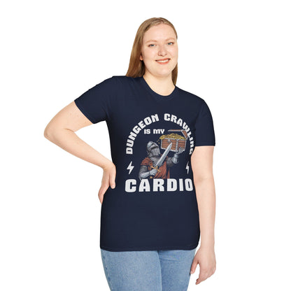 Funny DnD Shirt - Dungeon Crawling is my Cardio