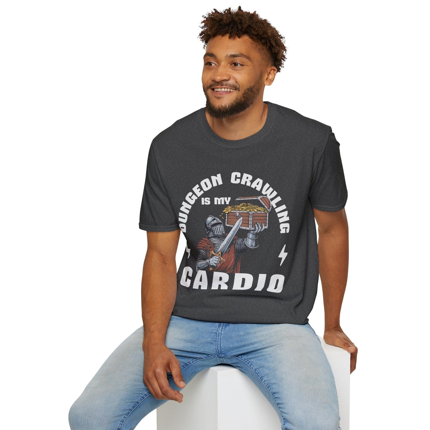 Funny DnD Shirt - Dungeon Crawling is my Cardio