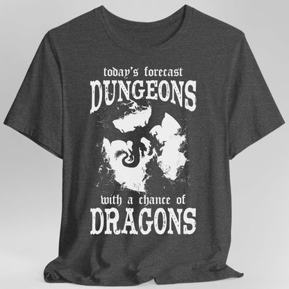 Funny DnD Weather Forecast Tshirt
