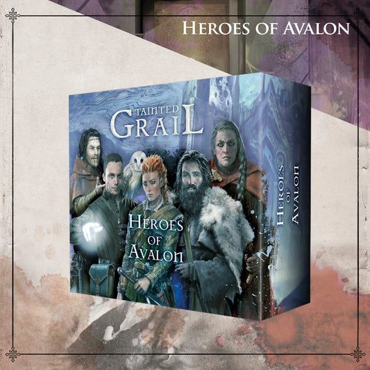 Tainted Grail - Song of a Dying World TTRPG Heroes of Avalon Set of 5 Minis