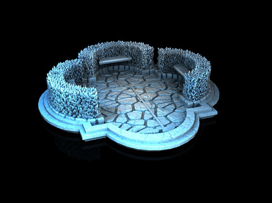Medieval Town - Scatter Terrain - Small Plaza