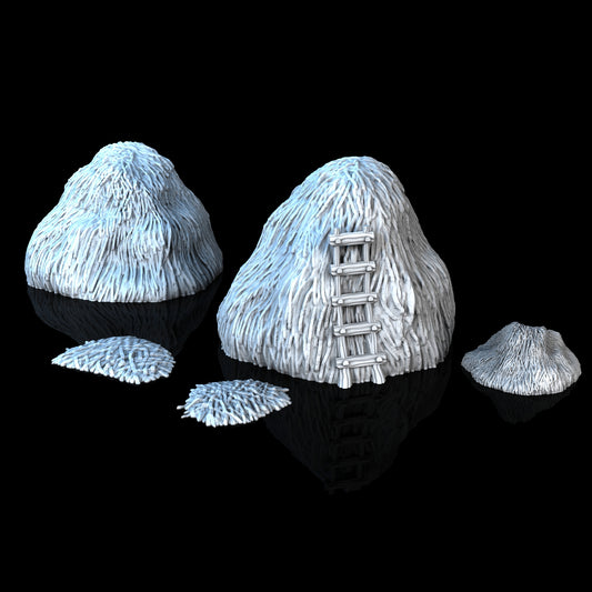 Medieval Town - Scatter Terrain - Haystacks