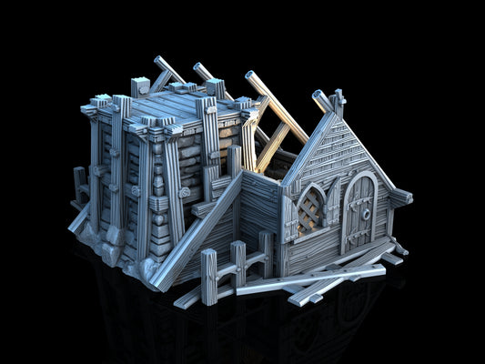 Medieval Town - Ruined House 2