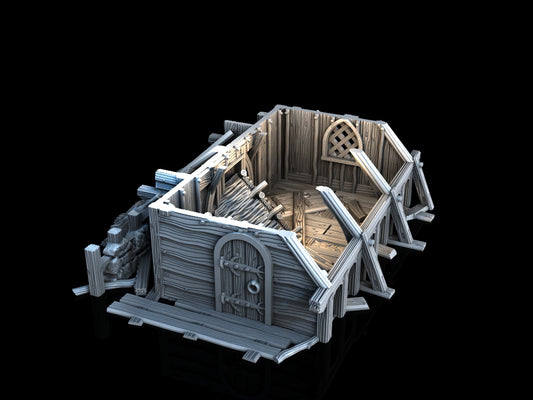 Medieval Town - Ruined House 1