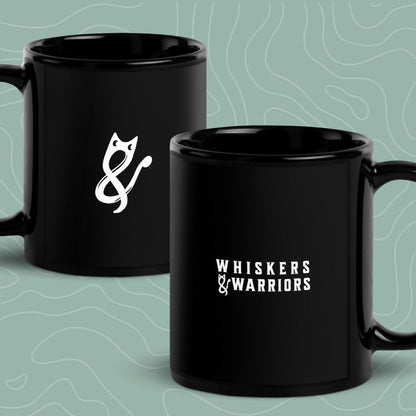 Whiskers & Warriors Cat Mug