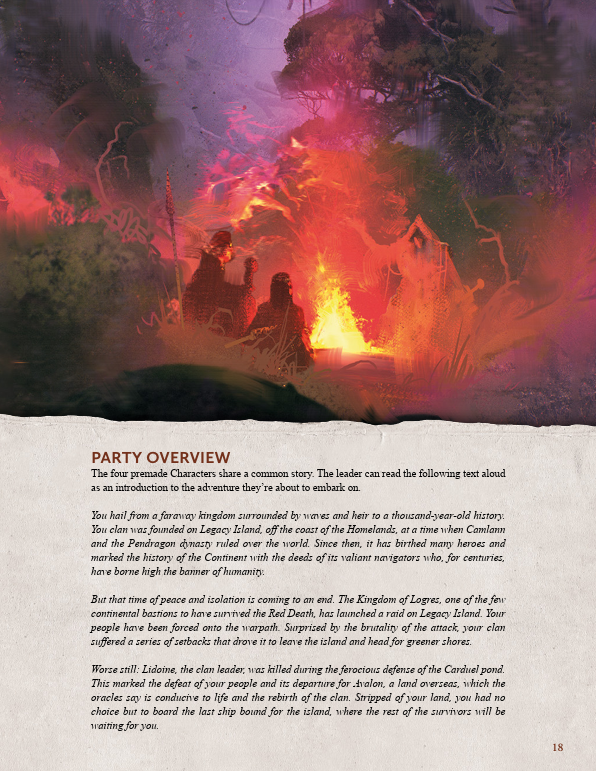 Tainted Grail - Song of a Dying World TTRPG First Steps in Avalon Quickstart