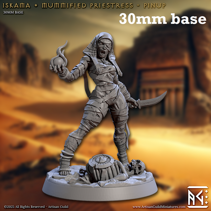 Iskama, Mummified Priestess (Female Undead Mummy)