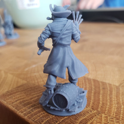 Kara'Ta, The Catfolk Corsair (Male Tabaxi Pirate)