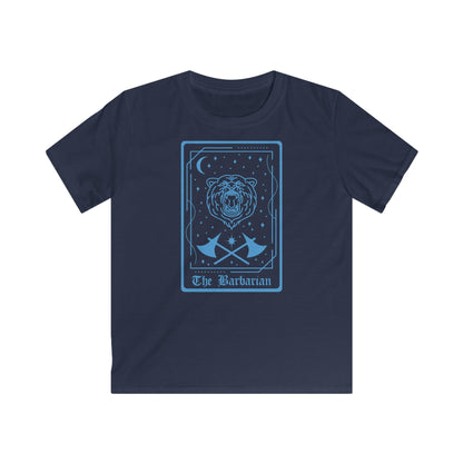 The Barbarian Tarot Card Kids T-Shirt