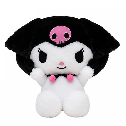 Furyu Sanrio Tightly Held Ears BIG Plush - Kuromi, 10.6"