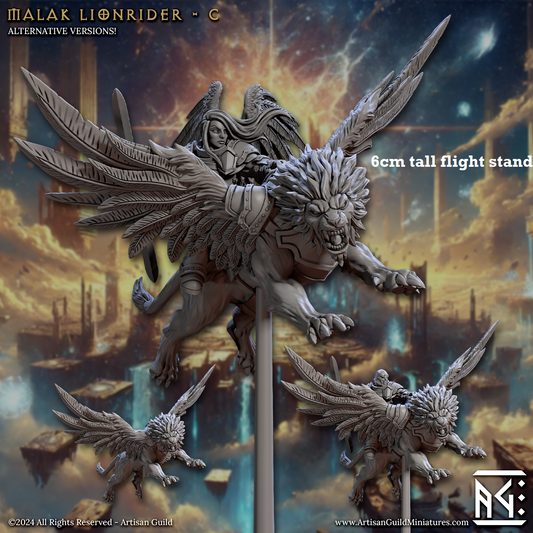Malak Lionrider: Sculpt C (Female Angel Paladin Calvary Unit)