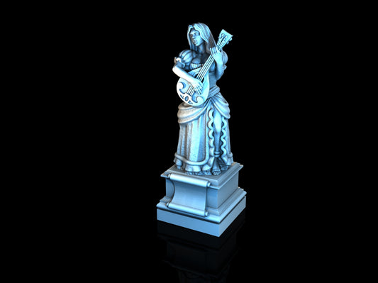 Medieval Town - Scatter Terrain - Minstrel Statue