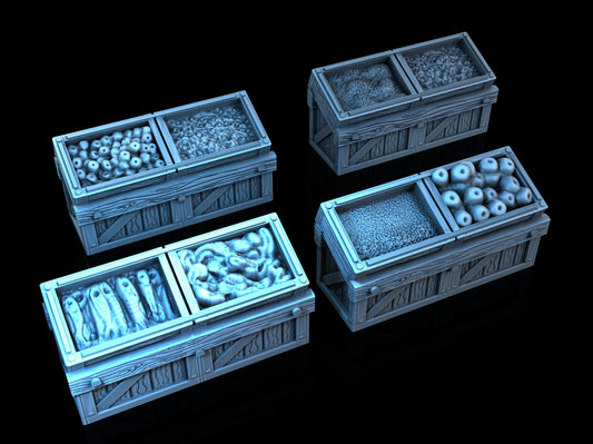 Medieval Town - Scatter Terrain - Market Crates