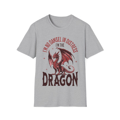 No Damsel In Distress Dragon Feminism Shirt