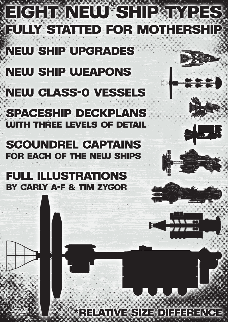 Not Enough Scoundrels: a space trucker, smuggling & ships supplement for Mothership RPG