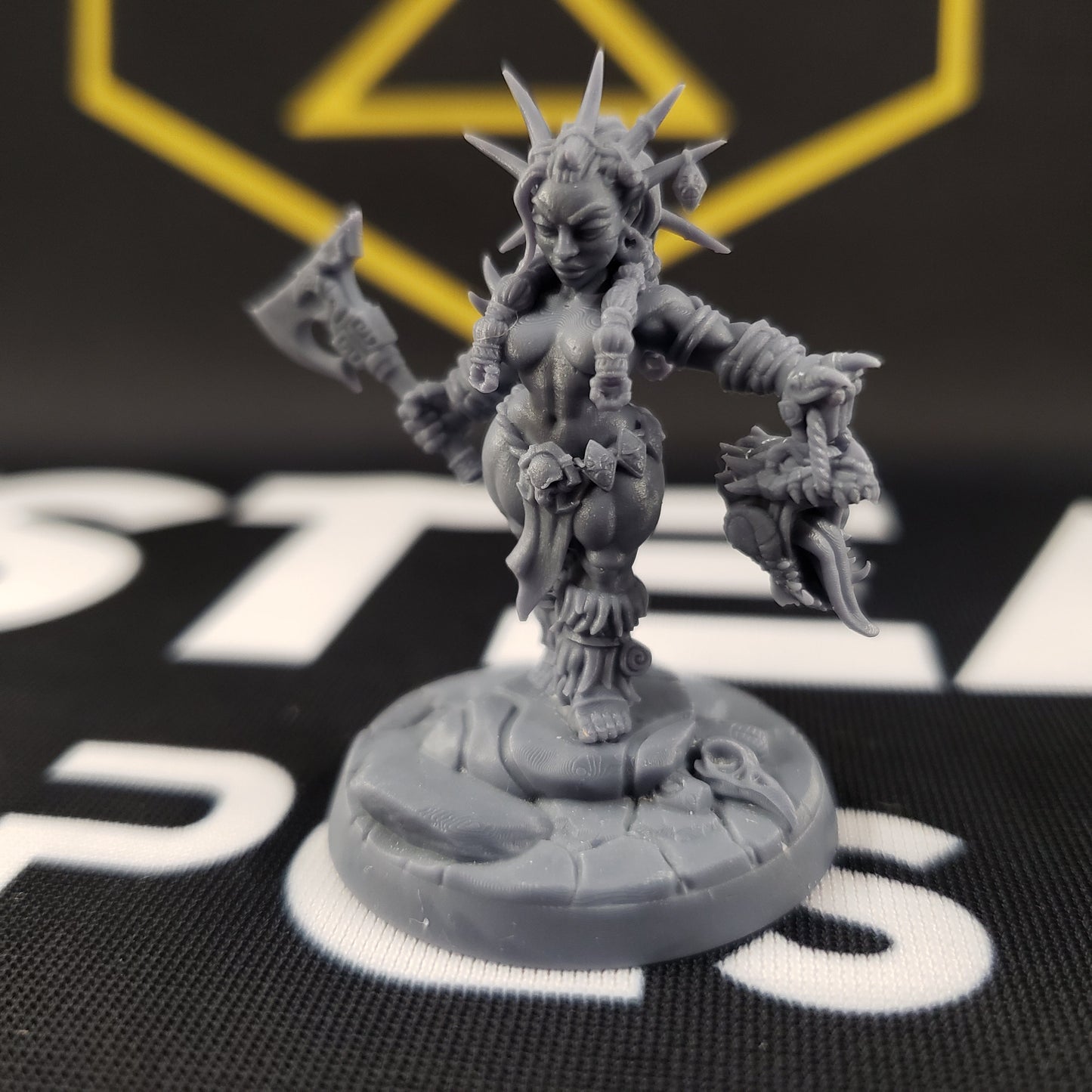 Thyra, Blood Priestess of Duum (Female Dwarf Berserker)