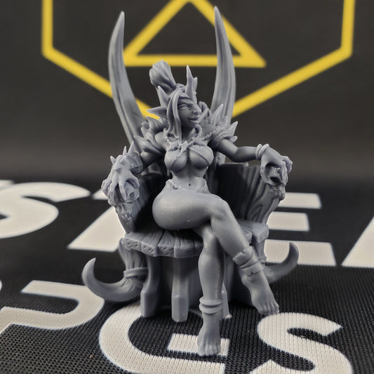 Queen Trixia (Female Hobgoblin on Throne)