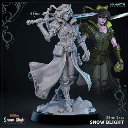 Snow Blight (Female Undead Human Fighter)