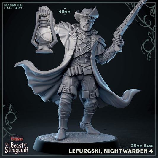 Stragovian Nightwarden: Sculpt 4 (Male Human Ranger)