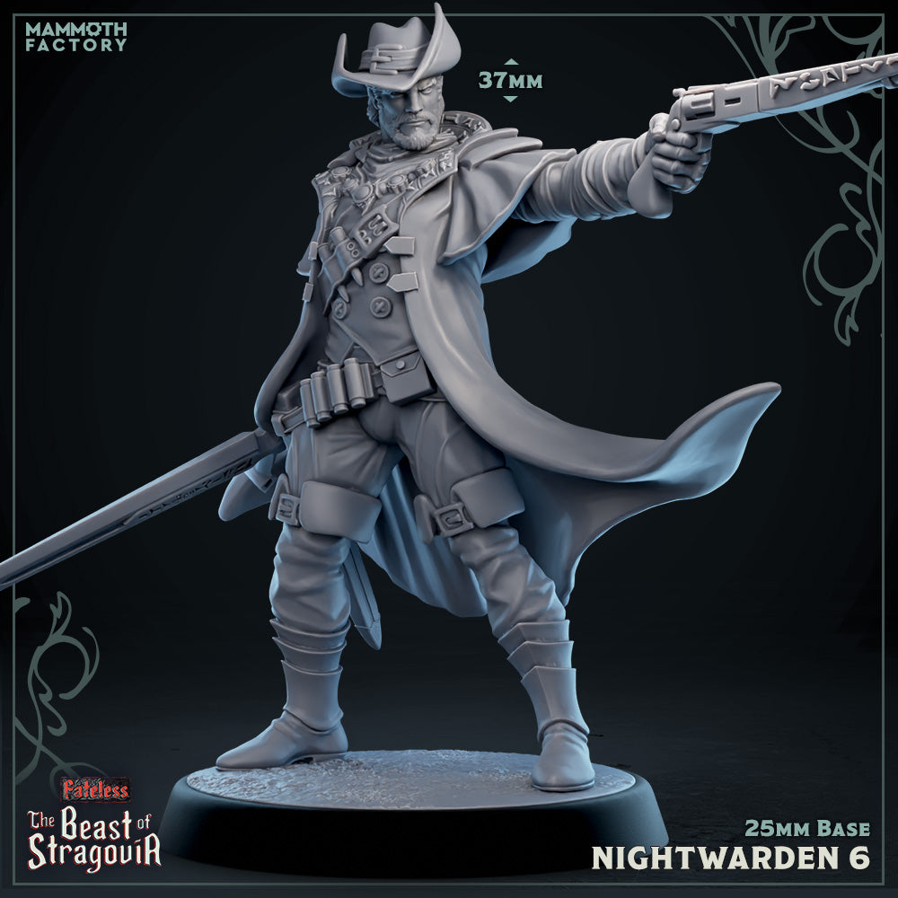 Stragovian Nightwarden: Sculpt 6 (Male Human Ranger)