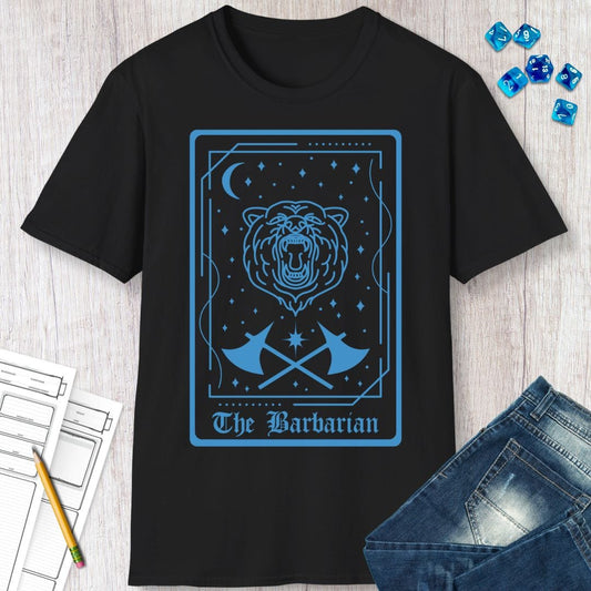 The Barbarian Tarot Card T-Shirt