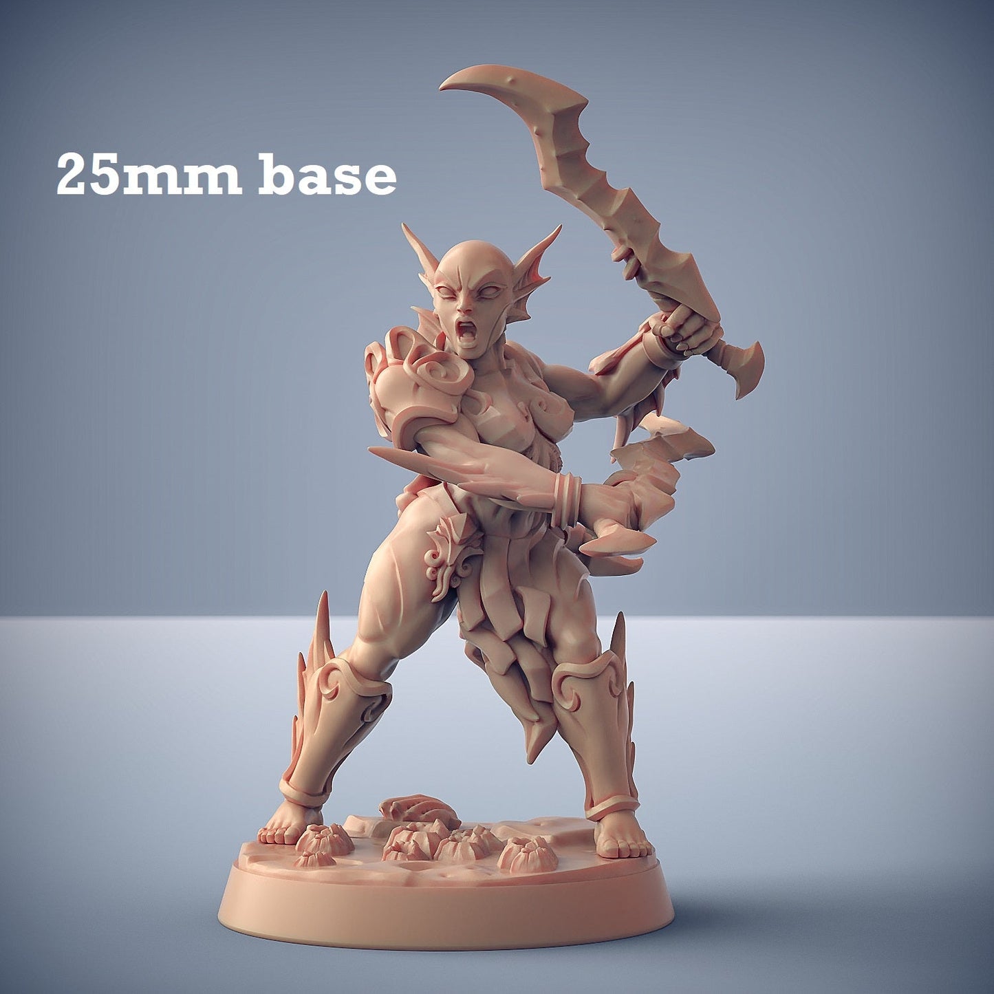 Triton Raider: Sculpt E (Female Merfolk Soldier)