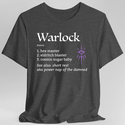 Warlock Tshirt - Class Definition