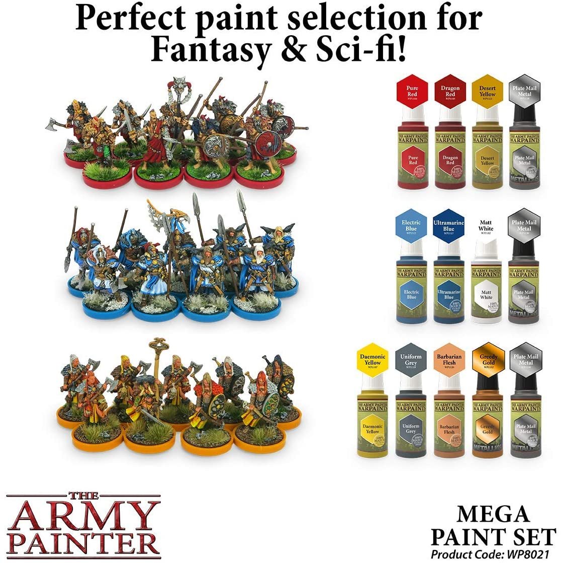 The Army Painter - Warpaints Mega Paint Set