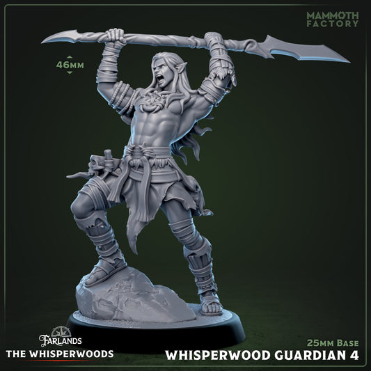 Whisperwood Guardian: Sculpt 4 (Male Wood Elf Fighter)
