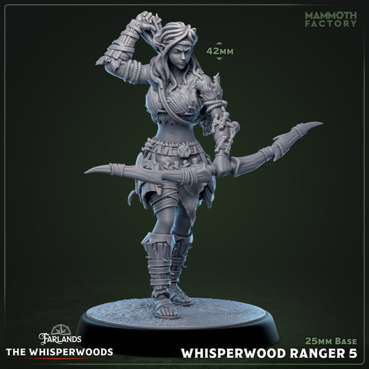 Whisperwood Ranger: Sculpt 5 (Female Wood Elf Archer)