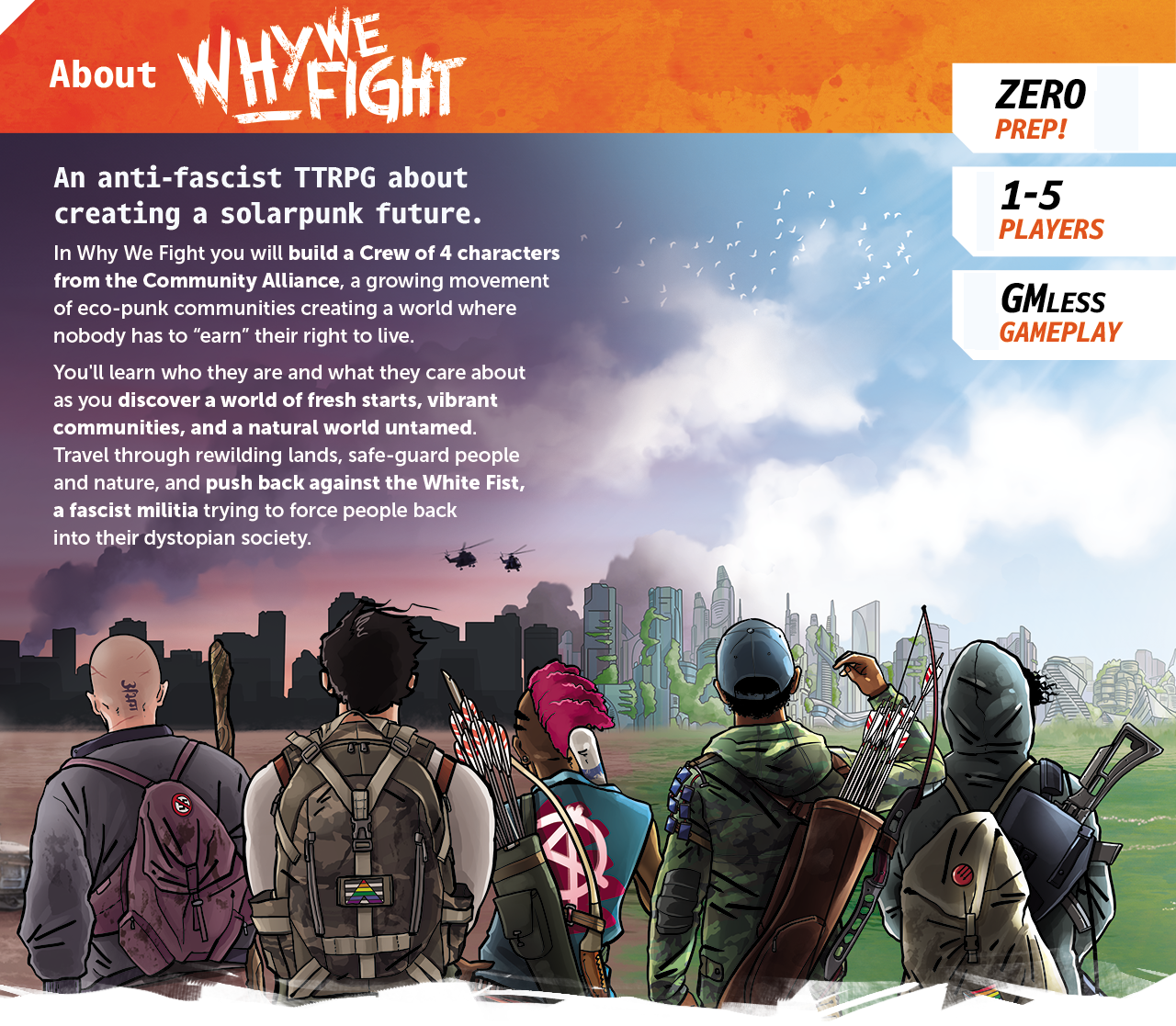 Why We Fight - a solarpunk narrative TTRPG