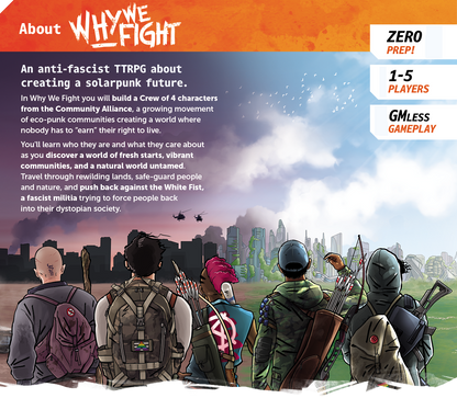 Why We Fight - a solarpunk narrative TTRPG