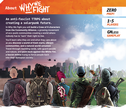 Why We Fight - a solarpunk narrative TTRPG
