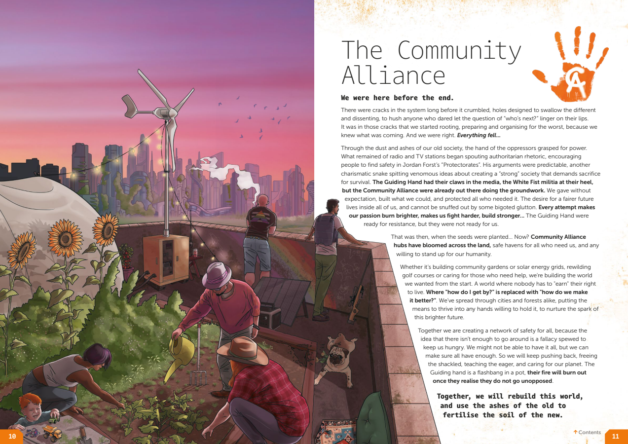 Why We Fight - a solarpunk narrative TTRPG