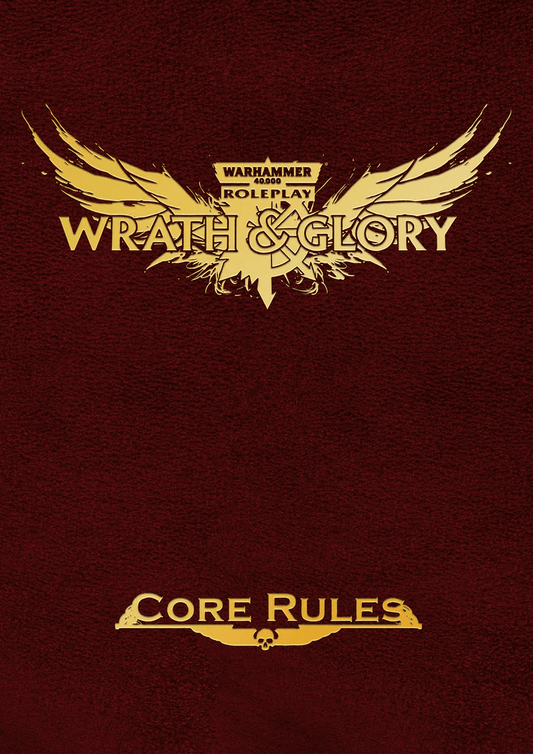 Wrath & Glory Core Rules Leatherette Red