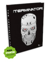 The Terminator RPG -  Core Rulebook - Limited Edition UV-spot Cover